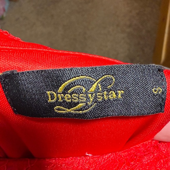 Dressystar Red Lace Formal Maxi Dress - Picture 6 of 6